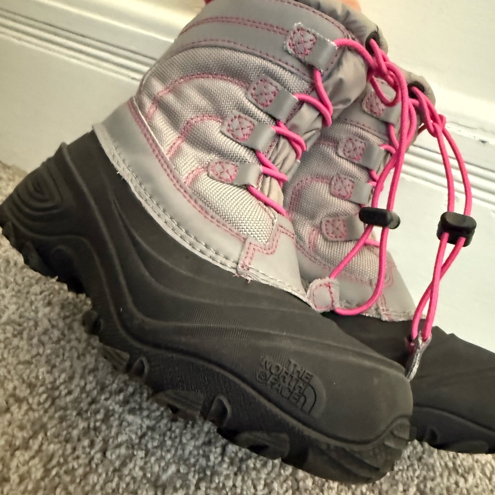 The North Face Black and Pink Snow Boots‎